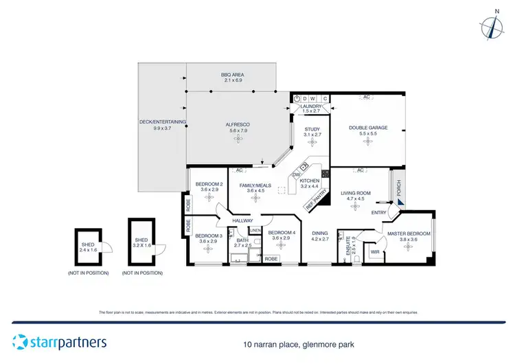 Floorplan of Homely house listing, 10 Narran Place, Glenmore Park NSW 2745