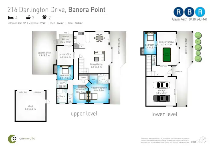 Floorplan of Homely house listing, 216 Darlington Drive, Banora Point NSW 2486