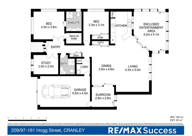 Floorplan of Homely unit listing, 209/97-161 Hogg Street, Cranley QLD 4350