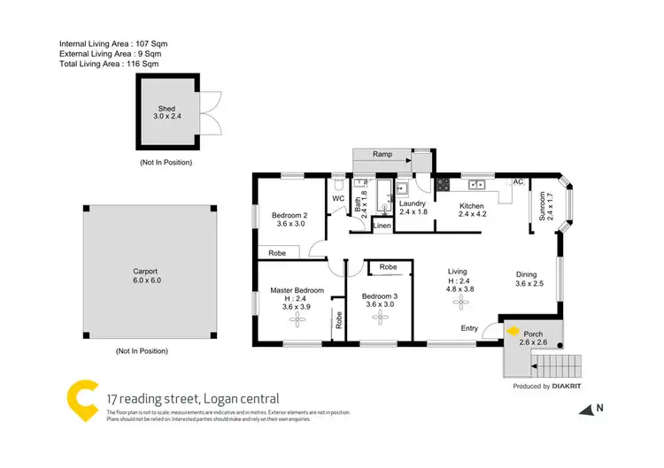 Floorplan of Homely house listing, 17 Reading Street, Logan Central QLD 4114
