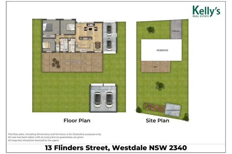 Floorplan of Homely house listing, 13 Flinders Street, Westdale NSW 2340