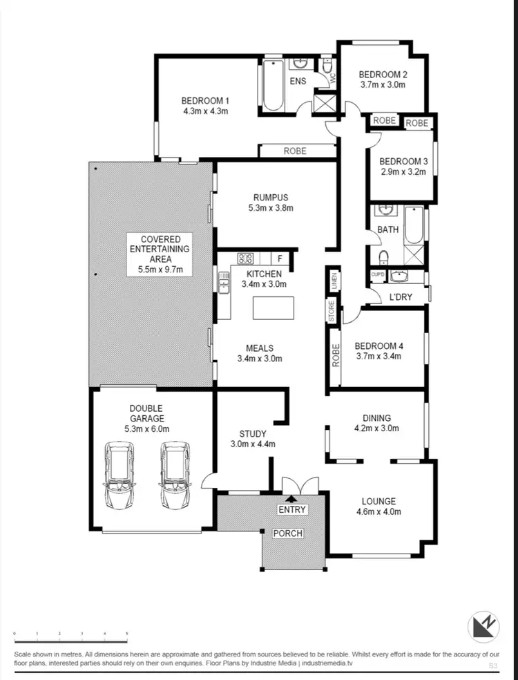 Floorplan of Homely house listing, 10 Swanley Street, Stanhope Gardens NSW 2768