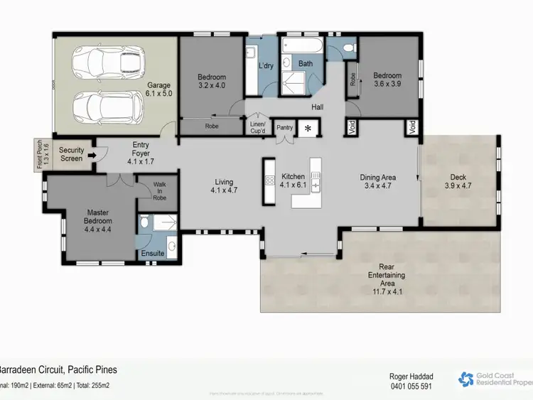 Floorplan of Homely house listing, 7 Barradeen Circuit, Pacific Pines QLD 4211