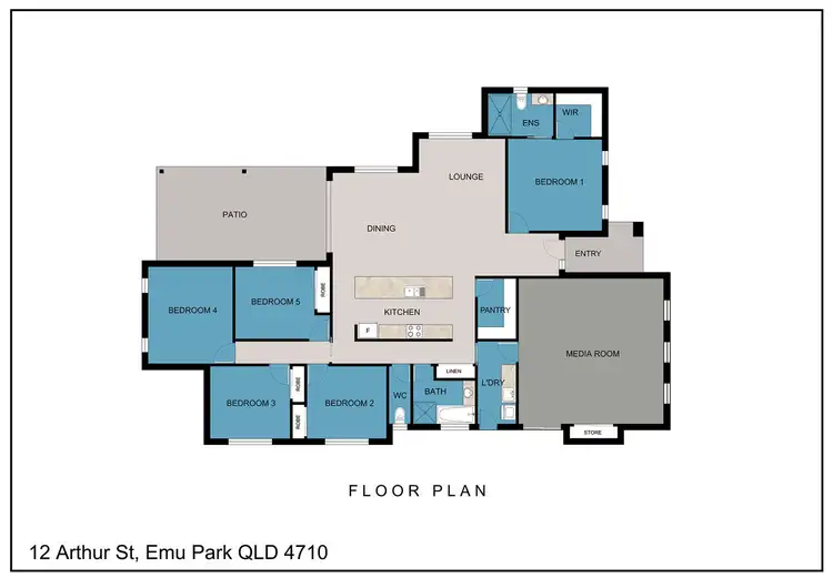 Floorplan of Homely house listing, 12 Arthur Street, Emu Park QLD 4710