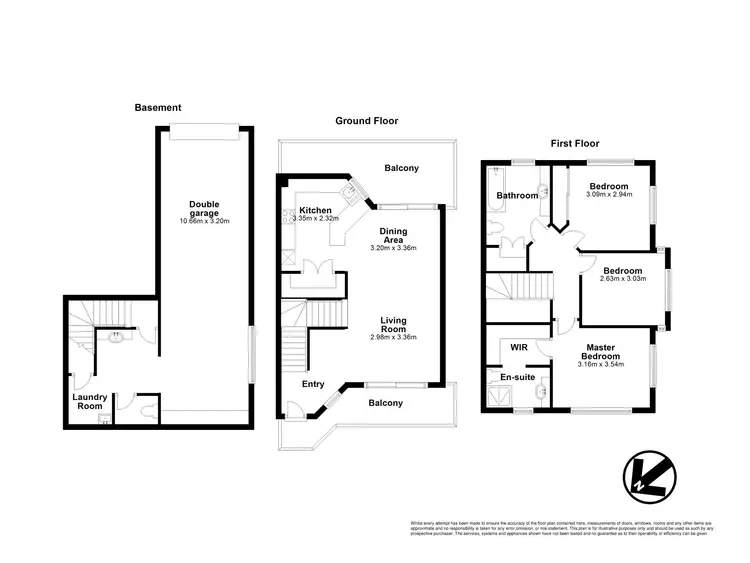Floorplan of Homely townhouse listing, 2/31 Cadell Street, Toowong QLD 4066