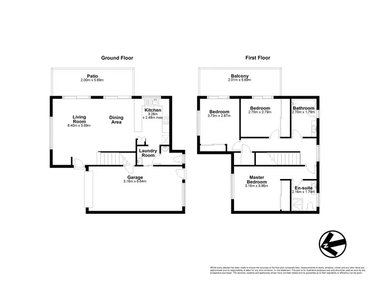 Floorplan of Homely townhouse listing, 2/46 Alva Terrace, Gordon Park QLD 4031