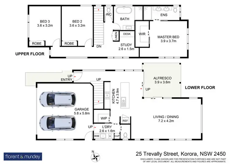 Floorplan of Homely house listing, 25 Trevally St, Korora NSW 2450