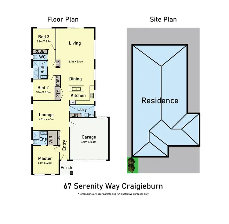Floorplan of Homely house listing, 67 Serenity Way, Craigieburn VIC 3064