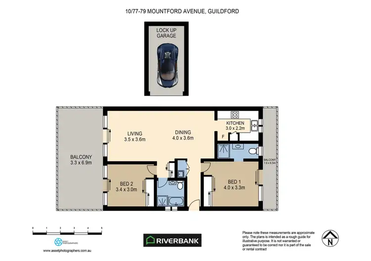 Floorplan of Homely unit listing, 10/77-79 Mountford Avenue, Guildford NSW 2161