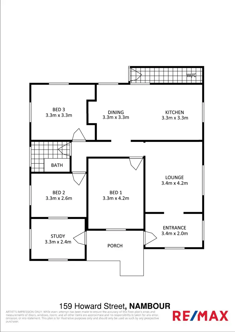 Floorplan of Homely house listing, 159 Howard Street, Nambour QLD 4560