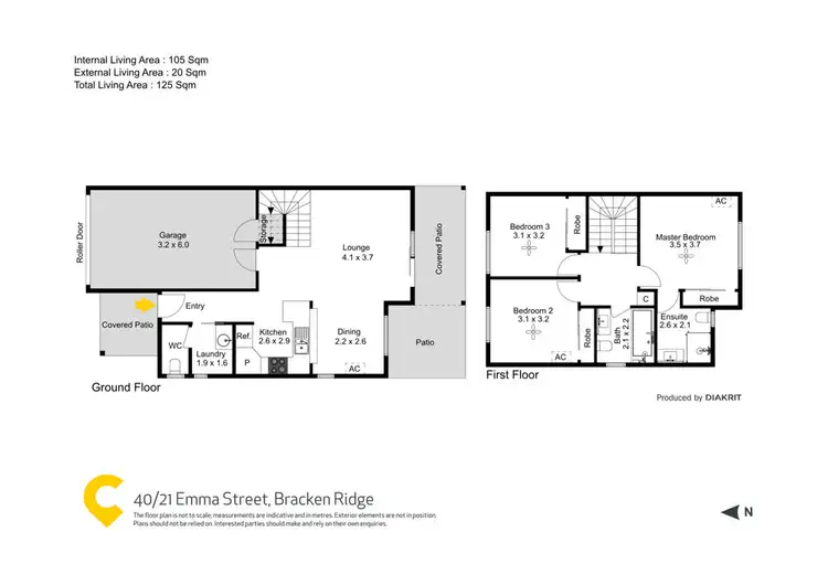 Floorplan of Homely townhouse listing, zz40/21 Emma Street, Bracken Ridge QLD 4017