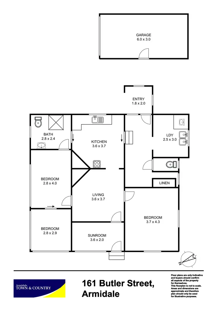 Floorplan of Homely house listing, 161 Butler Street, Armidale NSW 2350