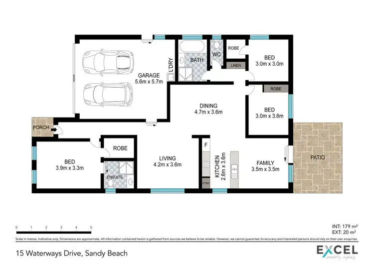 Floorplan of Homely house listing, 15 Waterways Drive, Sandy Beach NSW 2456