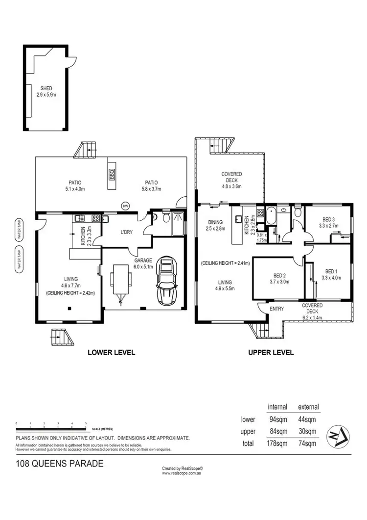 Floorplan of Homely house listing, 108 Queens Parade, Brighton QLD 4017