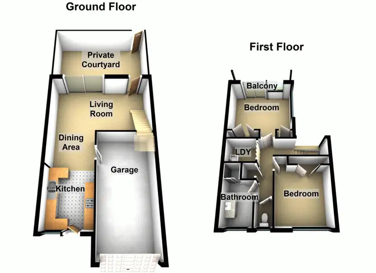 Floorplan of Homely townhouse listing, 5/124 Station Road, Indooroopilly QLD 4068