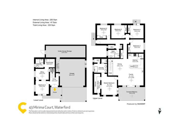 Floorplan of Homely house listing, 43 Mirima Court, Waterford QLD 4133