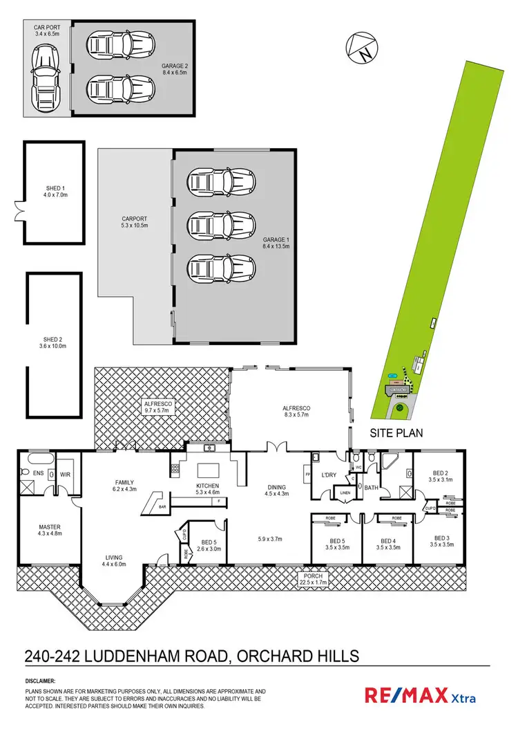 Floorplan of Homely house listing, 240 Luddenham Road, Orchard Hills NSW 2748