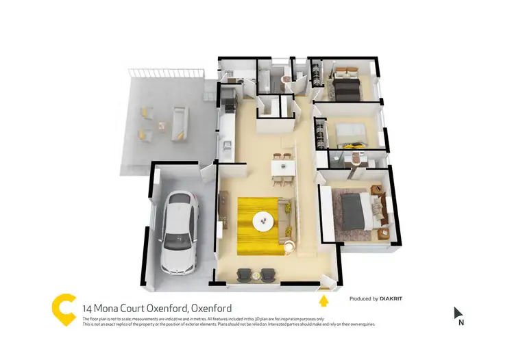 Floorplan of Homely house listing, 14 Mona Court, Oxenford QLD 4210