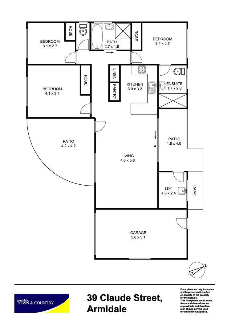 Floorplan of Homely house listing, 39 Claude Street, Armidale NSW 2350