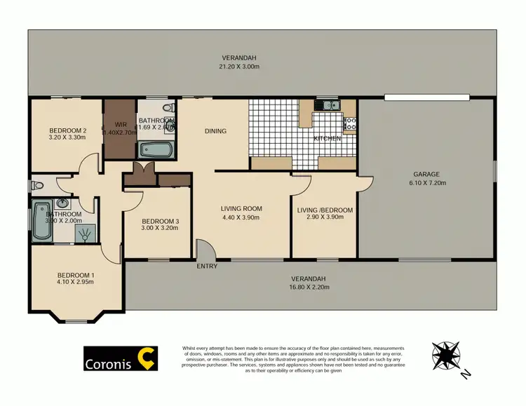 Floorplan of Homely house listing, 9 Parkwood Place, Bellmere QLD 4510