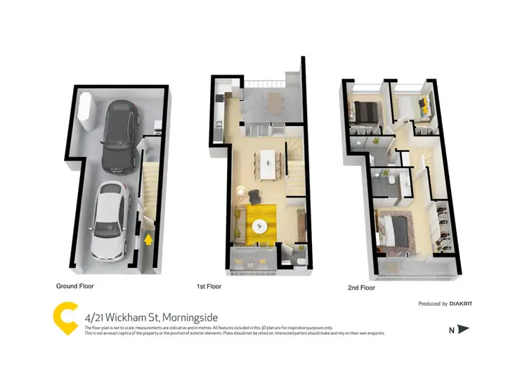 Floorplan of Homely house listing, 4/21 Wickham Street, Morningside QLD 4170