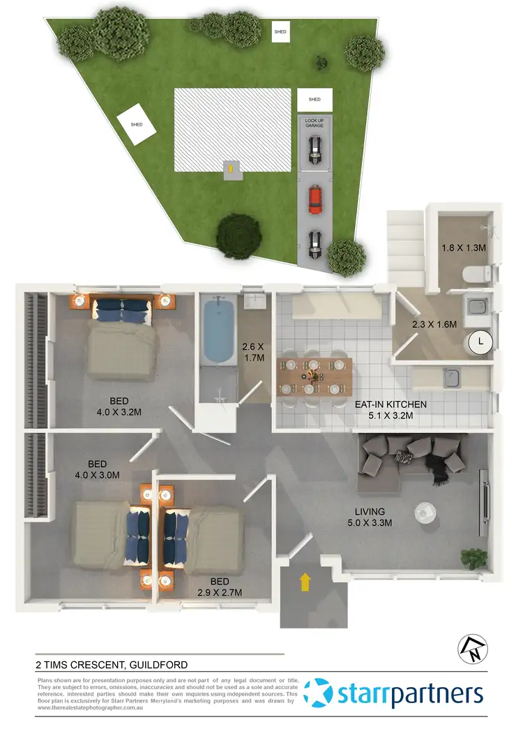 Floorplan of Homely house listing, 2 Tims Crescent, Guildford NSW 2161