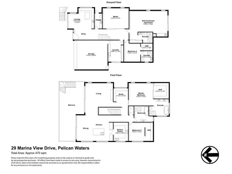 Floorplan of Homely house listing, 29 Marina View Drive, Pelican Waters QLD 4551