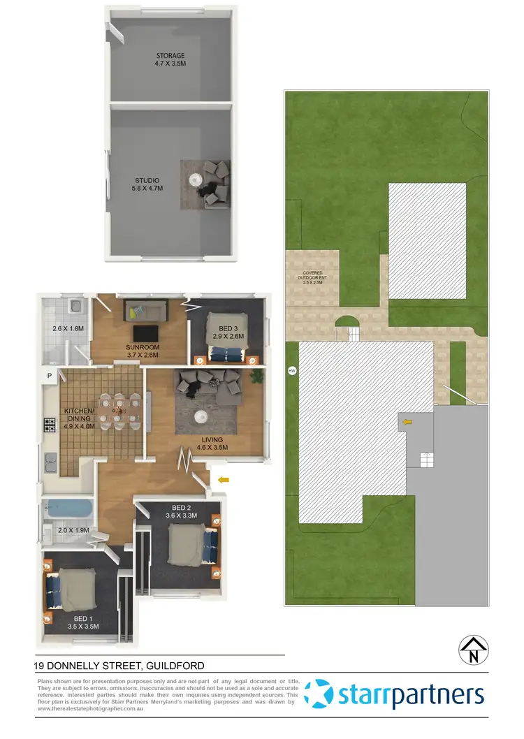 Floorplan of Homely house listing, 19 Donnelly Street, Guildford NSW 2161