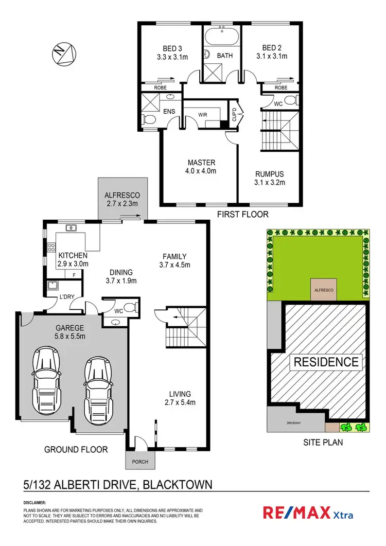 Floorplan of Homely house listing, 5/132 Aliberti Drive, Blacktown NSW 2148