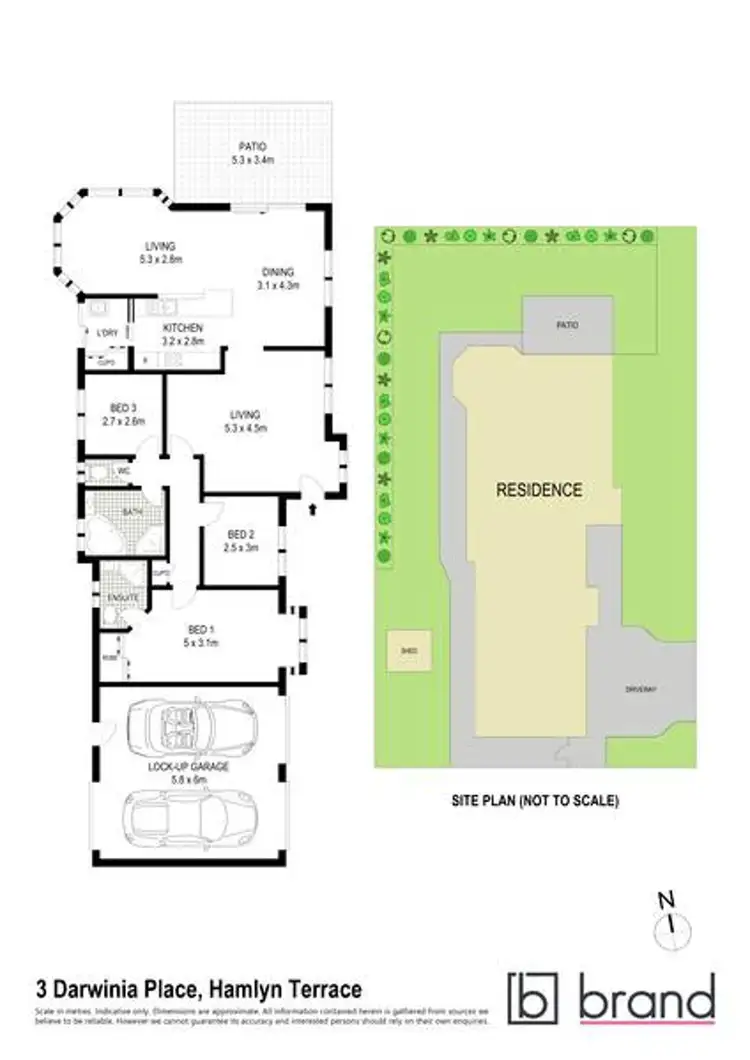 Floorplan of Homely house listing, 3 Darwinia Place, Hamlyn Terrace NSW 2259