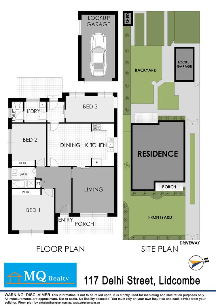 Floorplan of Homely house listing, 117 Delhi St, Lidcombe NSW 2141