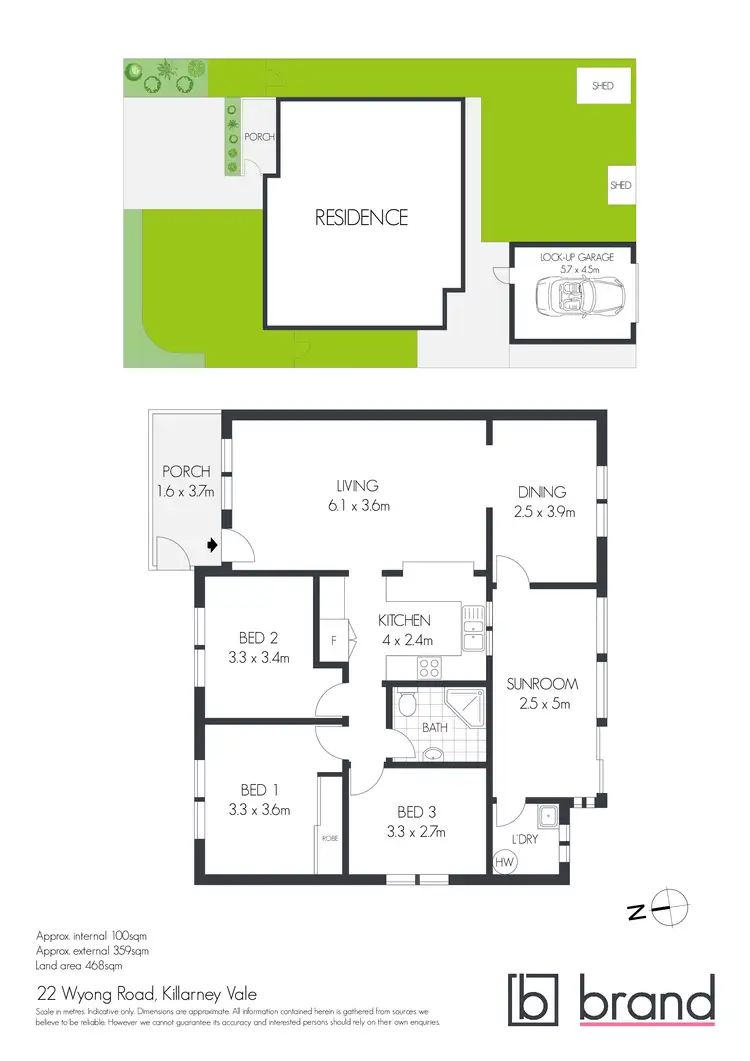 Floorplan of Homely house listing, 22 Wyong Road, Killarney Vale NSW 2261