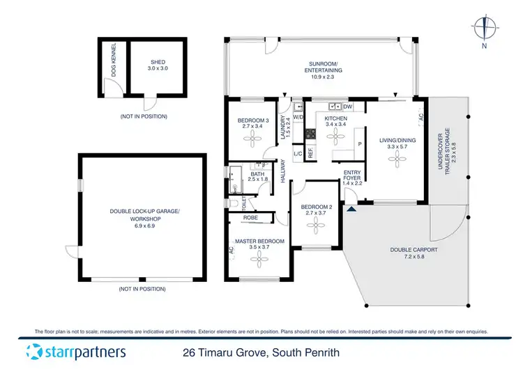 Floorplan of Homely house listing, 26 Timaru Grove, South Penrith NSW 2750