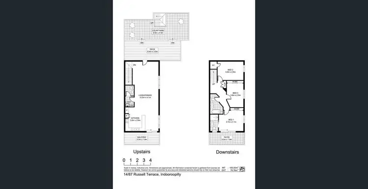Floorplan of Homely townhouse listing, 14/87 Russell Terrace, Indooroopilly QLD 4068