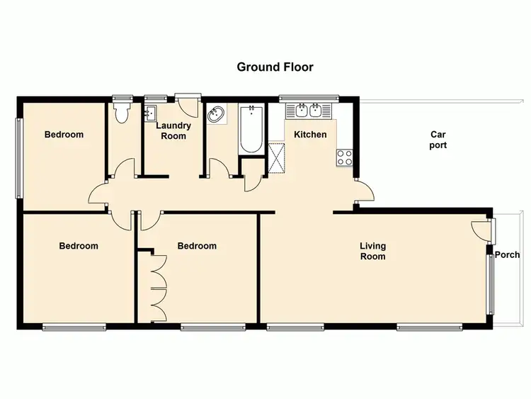 Floorplan of Homely house listing, 1 Sinnott Street, Deception Bay QLD 4508