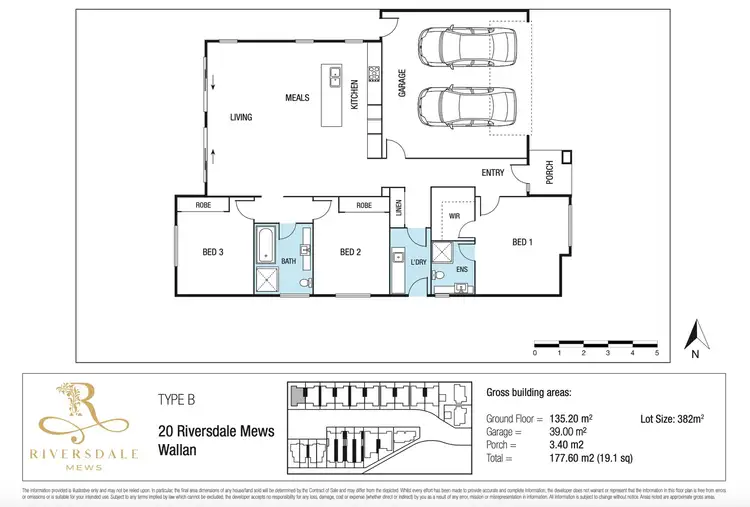 Floorplan of Homely house listing, 20 Riversdale Mews, Wallan VIC 3756