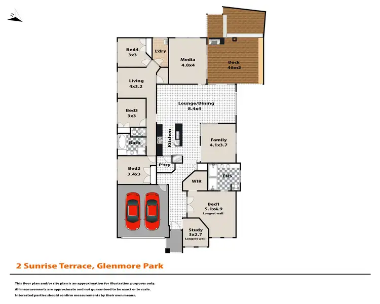 Floorplan of Homely house listing, 2 Sunrise Terrace, Glenmore Park NSW 2745