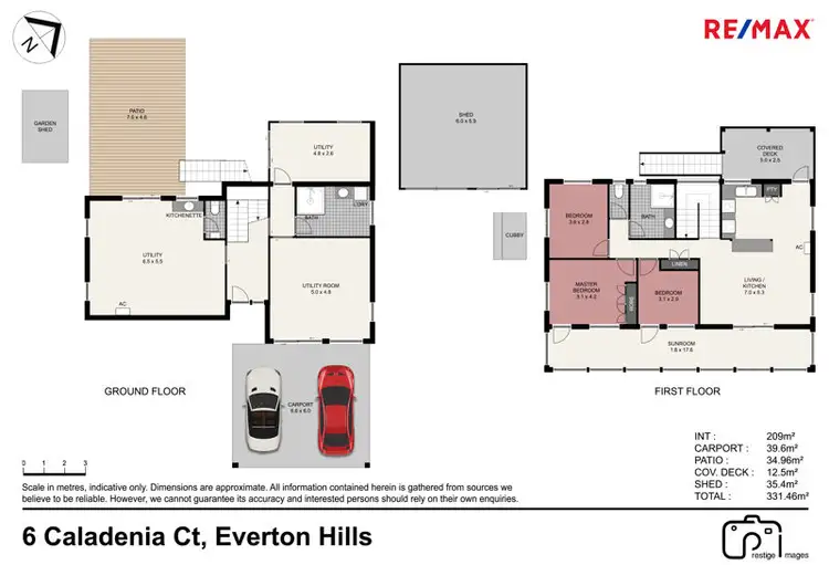 Floorplan of Homely house listing, 6 Caladenia Court, Everton Hills QLD 4053