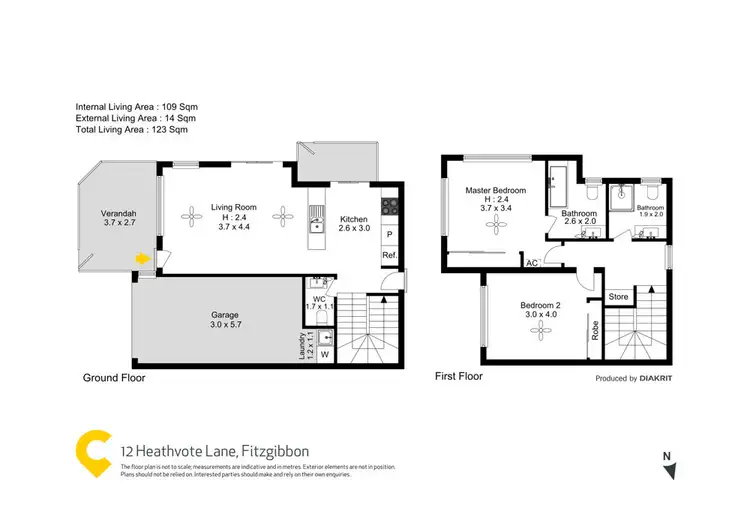Floorplan of Homely house listing, 12 Heathcote Lane, Fitzgibbon QLD 4018
