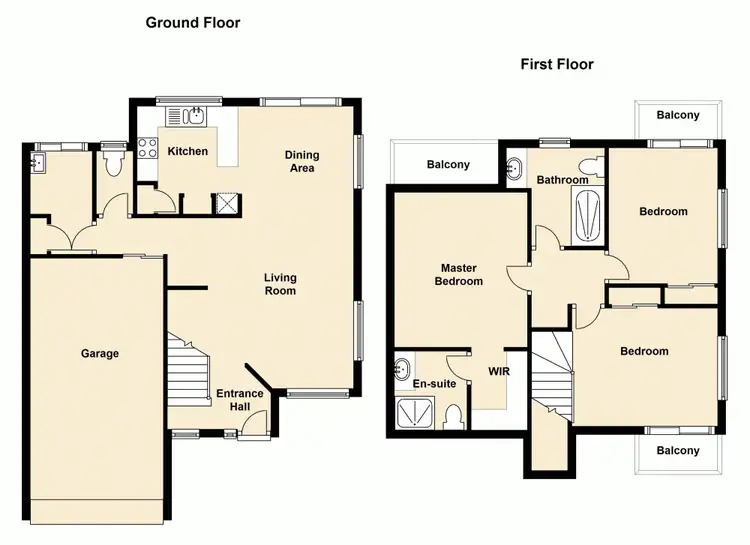 Floorplan of Homely townhouse listing, 93/134 Hill Road, Runcorn QLD 4113