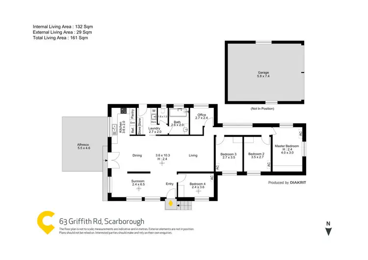 Floorplan of Homely house listing, 63 Griffith Road, Scarborough QLD 4020