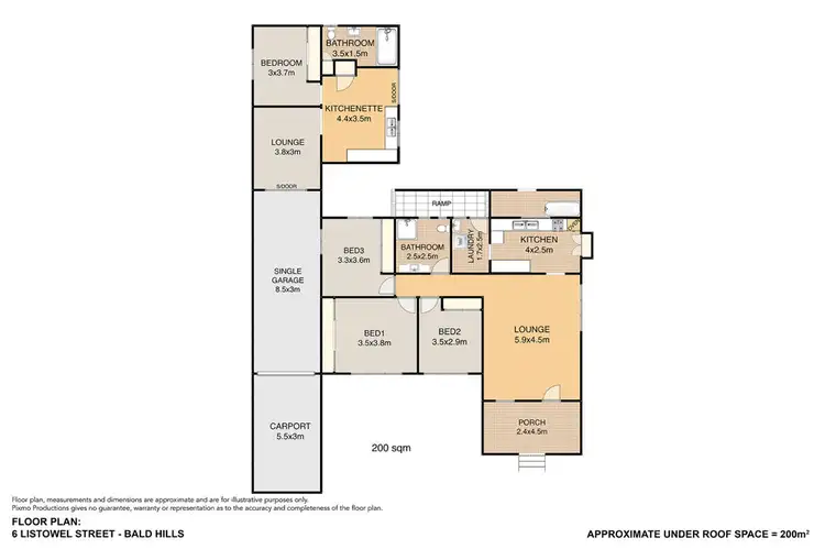 Floorplan of Homely house listing, 6 Listowel Street, Bald Hills QLD 4036