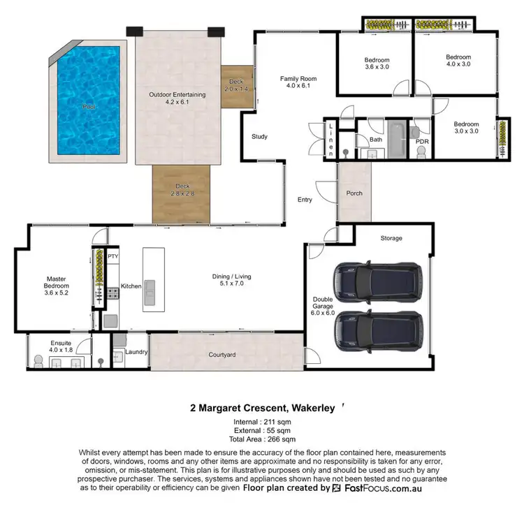 Floorplan of Homely house listing, 2 Margaret Crescent, Wakerley QLD 4154