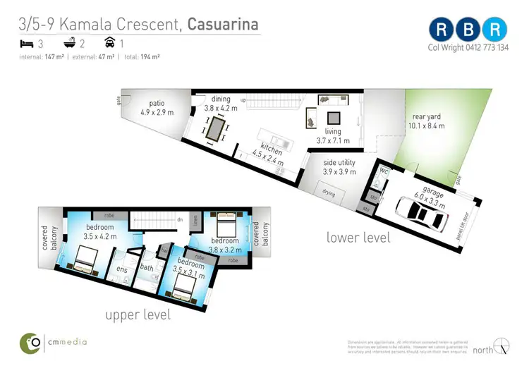 Floorplan of Homely apartment listing, 3/5-9 Kamala Crescent, Casuarina NSW 2487