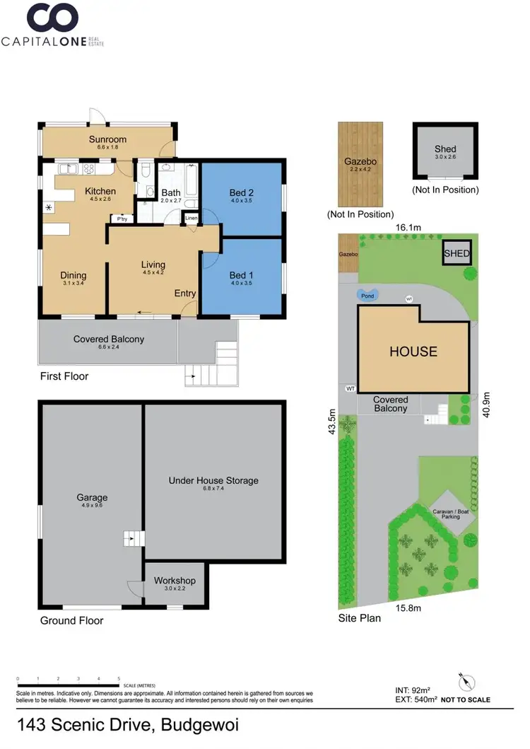 Floorplan of Homely house listing, 143 Scenic Drive, Budgewoi NSW 2262