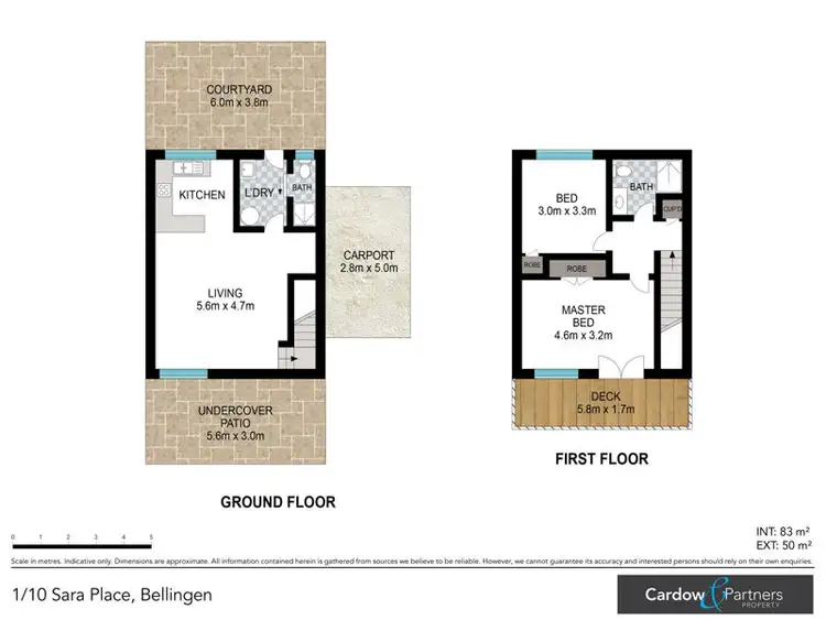 Floorplan of Homely townhouse listing, 1/10 Sara Place, Bellingen NSW 2454