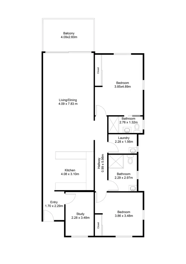 Floorplan of Homely villa listing, 91/11 Dobell Drive, Wangi Wangi NSW 2267