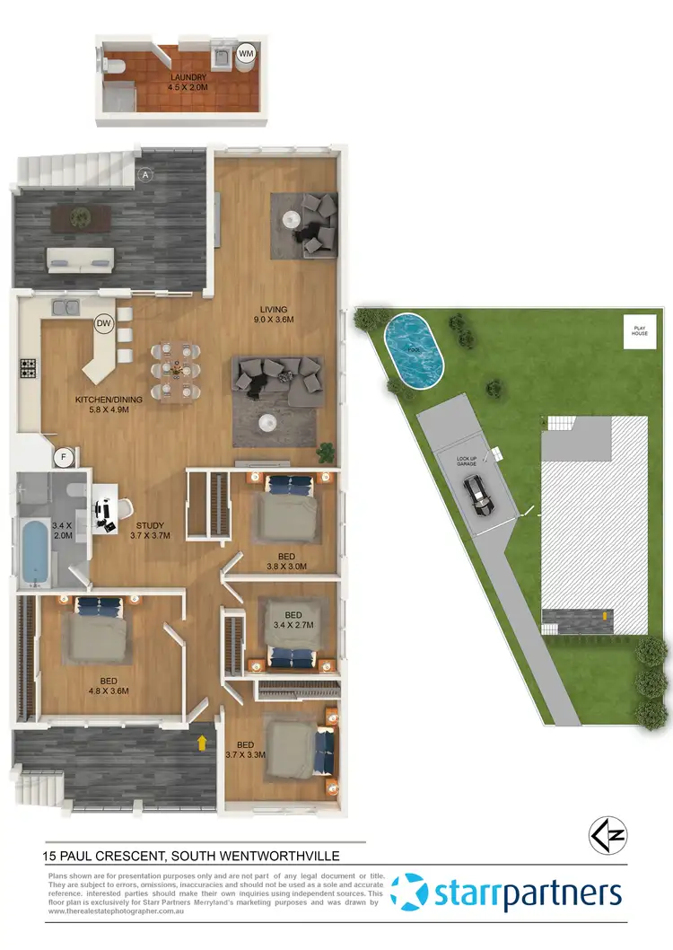 Floorplan of Homely house listing, 15 Paul Crescent, South Wentworthville NSW 2145