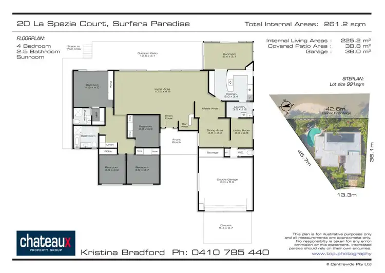 Floorplan of Homely house listing, 20 La Spezia Court, Surfers Paradise QLD 4217