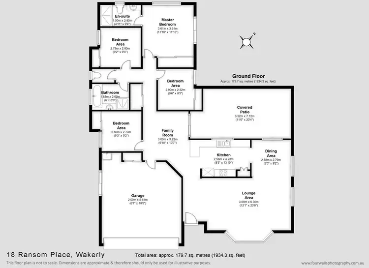 Floorplan of Homely house listing, 18 Ransom Place, Wakerley QLD 4154